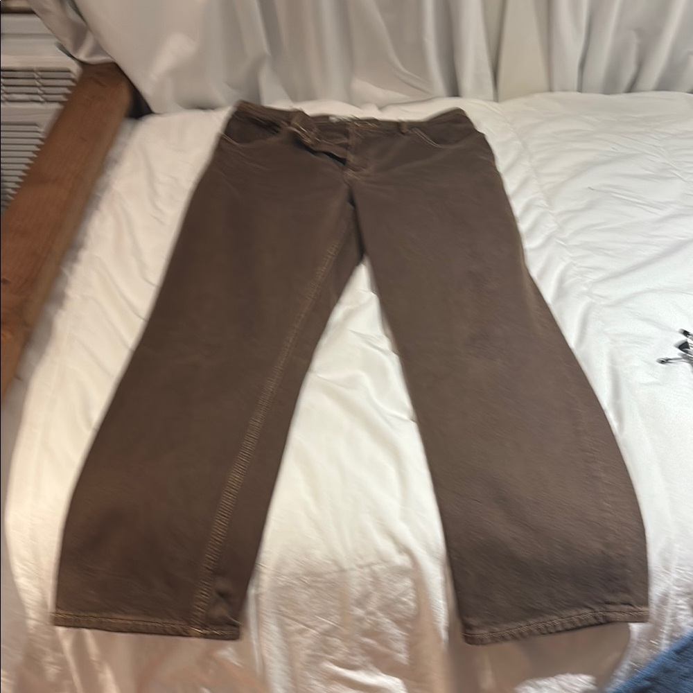 Abercrombie & Fitch Brown High-Rise Jeans